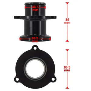 Nouveau tuyau d'admission en Silicone tuyau Turbo entrée coude silencieux supprimer pour VW <span class=keywords><strong>Golf</strong></span> MK7 R Audi 2015 + V8 MK3 A3 S3 TT EA888 3gen moteur - Product Image 4
