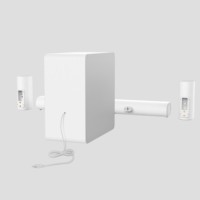 Barre de Son TV SE09 4.1 CH Surround avec Caisson de Basses Filaire pour Système Audio Domestique