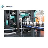 Máquina Sopladora Automática LS-A2 para Fabricación de Tarros y Latas PET con Bomba de Motor, Capacidad de 10ml-2L, Alta Productividad