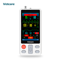 Prix usine équipement médical vétérinaire portable moniteur de signes vitaux Portable vétérinaire multiparamètre oxymètre de pouls