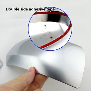 Audi A3 A4 A6 외장 미러 캡 용 ABS 크롬 및 블랙 윙 도어 사이드 미러 커버 - Product Image 4