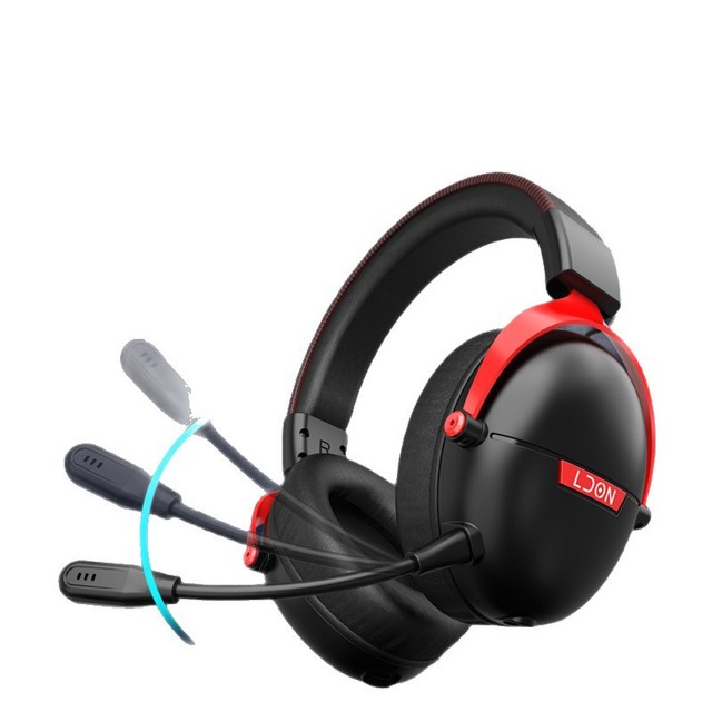 LDON F04 Wireless Tri-Mode 2.4G Gaming Headset-New Over-Ear Design High Quality Sound 20+ Hours Battery Life ANC IPX-4 Metal