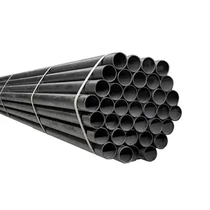ASTM Q235B A36 Schedule 40 Construction 14 20 24 30 pouces Tube rond noir Tuyau en acier au carbone sans couture raisonnable