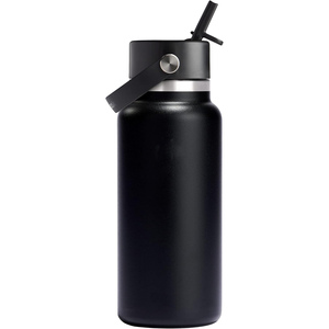 Gobelet isotherme personnalisé en acier inoxydable à double paroi, avec poignée, 3 couvercles, 500/750/1000 ml, éco-responsable, minimaliste, échantillon gratuit - Product Image 1