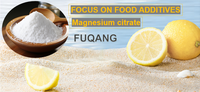 Poudre de citrate de magnésium (CAS 3344-18-1) 14,6-15,4 % de teneur en magnésium, additif nutritionnel et stabilisateur de pH, marque FUQANG