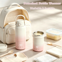 Appareils pour bébés : Chauffe-biberons et stérilisateurs 150W, chauffe-biberon détachable, chauffe-lait rapide à batterie pour bébé