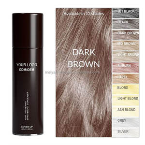 Marque privée Logo personnalisé Produit épaississant multicolore pour hommes <span class=keywords><strong>Spray</strong></span> pour la <span class=keywords><strong>retouche</strong></span> instantanée des racines des <span class=keywords><strong>cheveux</strong></span> et des fibres - Product Image 4