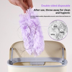 <span class=keywords><strong>Plumeau</strong></span> électrostatique jetable violet en tissu non tissé, extensible, pour le dépoussiérage – Article de nettoyage très vendu - Product Image 3