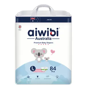 AIWIBI Australia brand new coming model baby diaper disposable nappy super brand prince diapers superdri harry diapers