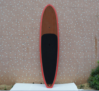 OEM Planche de SUP en fibre de verre époxy en bois massif et dur personnalisée planche à pagaie debout prix bon marché d'usine planche de surf en PVC pour enfants sports nautiques