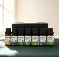 Collection d'huiles essentielles de sauge botanique premium, extrait pur de plantes, aromathérapie pour les marques de beauté et de bien-être, parfum d'ambiance pour la maison