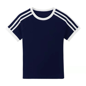 <span class=keywords><strong>Maglietta</strong></span> RUICHI personalizzata da 220 g/m² per bambina, t-shirt estiva in cotone, vestibilità aderente, <span class=keywords><strong>bianca</strong></span>, stile Y2K - Product Image 4