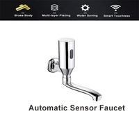 NA705 Robinet automatique à capteur mural Eau froide uniquement AC + DC Robinet d'eau automatique pour hôpital