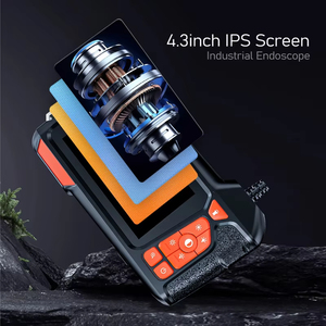 Caméra endoscopique LCD 4,3 pouces avec lumière HD, 8 mm, étanche IP67, avec 6 lumières LED réglables pour égouts et voitures, 1080p - Product Image 3