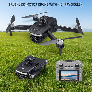 Dron V15 PLUS con Cámaras Duales, Plegable, para Fotografía Aérea, Quadcopter de Juguete con Control Remoto y Pantalla Integrada - Product Image 3
