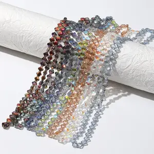 Bricolage bijoux fabrication accessoire Lampwork perles de graines à facettes verre cristal perles en vrac