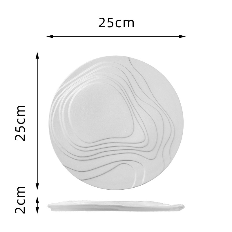 10inch flat plate-TD25cm x H2m