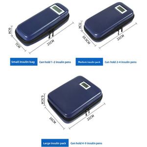 Leather Insulated Waterproof Insulin Refrigeration <b>Box</b> <b>Cooler</b> Bag Portable Travel Medicine <b>Ice</b> Pack Outdoor Storage - Product Image 4