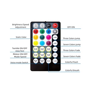 Wholesale 18W RGBW Dual Head Fiber Optic <b>Light</b> Engine 2-in-1 Meteor & Twinkle <b>Star</b> Kit APP Remote for Auto Interior - Product Image 6