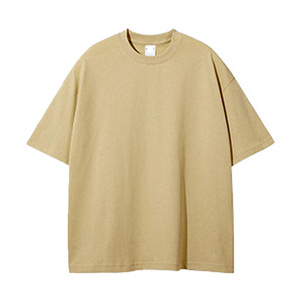 T-shirt pour homme en coton épais 300g, décontracté d'été, personnalisé, ample, à épaules tombantes, col rond, surdimensionné - Product Image 6