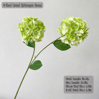 Hortensias artificiels HGA Hydrangea Macrophylla en soie pour la décoration intérieure et les arches de mariage, chemin de table floral, vente en gros
