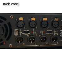 Sistem Suara Power Amplifier 4X200W dengan Layar T-4200 untuk KTV untuk Panggung untuk Teknik Audio dengan Performa Stabil