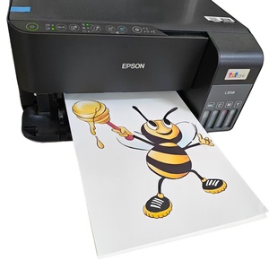 Feuilles de vinyle transparentes autocollantes brillantes, résistantes à l'huile, à l'eau et aux déchirures, format <span class=keywords><strong>A4</strong></span>, pour imprimantes <span class=keywords><strong>laser</strong></span> et jet d'encre - Product Image 2