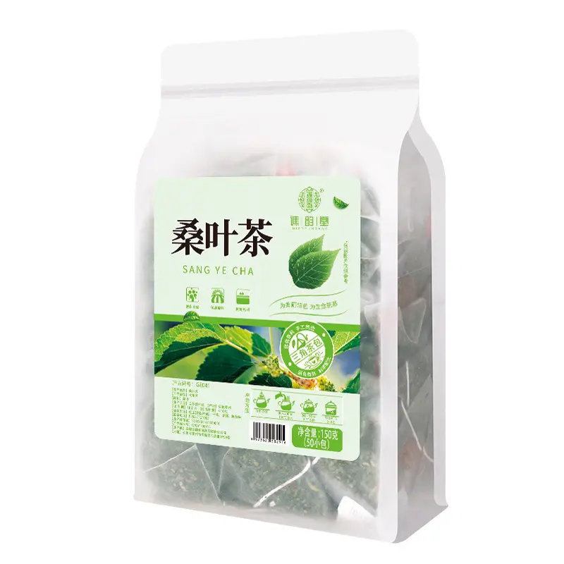 T260 Mulberry leaf tea 150g per bag triangular bag Chinese Herbal Tea Natural Dried Mulberry Leaves
