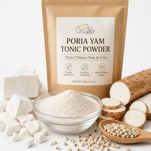 Tónico de Poria y Ñame <span class=keywords><strong>Chino</strong></span>, Bebida Herbal con Semillas de Coix, Comida Natural para el Equilibrio Digestivo, Mezcla para el <span class=keywords><strong>Desayuno</strong></span> 500g Yuzetang - Product Image 5