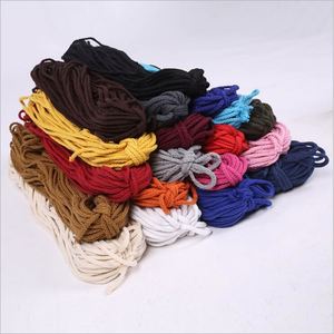 Cuerda de Macramé Trenzada de un Solo Hilo, Colorida, de 3mm, 4mm, 5mm, Cuerdas de Algodón, Precio al por Mayor - Product Image 2