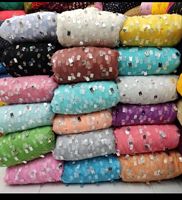 Tissu en filet à sequins de qualité export indienne pour exportateurs mondiaux, disponible à prix de gros