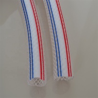 Usine de tuyau en PVC renforcé tressé en fibre de polyester de Chine fournir directement un tuyau en fibre de PVC