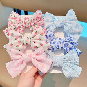 3 pz/set accessori per capelli da principessa per bambini alla moda con fiocco in tessuto Set di fermaglio per capelli con fiocco grande colorato per ragazza - Product Image 3