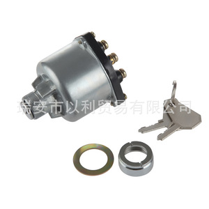 Jk406 สวิตช์จุดระเบิด 01040 สีเงิน สำหรับเครื่องตัดหญ้า รถแทรกเตอร์ อุปกรณ์สตาร์ท สวิตช์สตาร์ทเครื่องยนต์ - Product Image 4