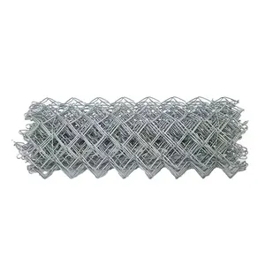 Hot dipped galvanized chain link fence with flat surface as farm fence