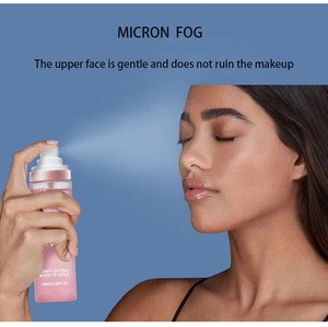 สเปรย์แต่งหน้าตั้งค่าสีชมพูกันน้ำฉลากส่วนตัวสเปรย์ให้ความชุ่มชื้นสำหรับใบหน้า - Product Image 3