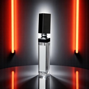 Custom Logo 4.5ml 6.5ml 9ml Square LED Light <b>Clear</b> Plastic Lip <b>Gloss</b> Containers - Product Image 2