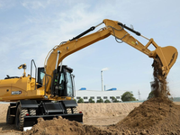 Excavator Roda 15 Ton M315GC dengan Bucket 0,65m3, Panjang Maksimum 4624mm Harga FOB Kompetitif untuk Excavator Besar dengan Kedalaman Penggalian yang Tinggi