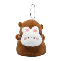 Porte-clés en peluche Capybara, jouet en peluche avec rembourrage en coton PP, 31cm-50cm, cadeau d'anniversaire pour l'année du Serpent - Vente en gros