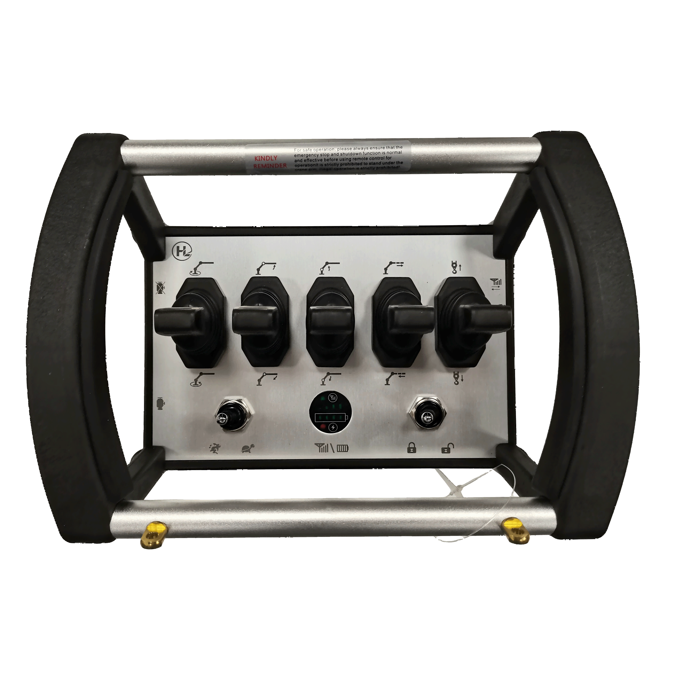 Handheld Industrial <strong>Wireless</strong> <strong>Remote</strong> <strong>Control</strong> for Crane and <strong>Elevator</strong> Operation Learning Code Metal Construction 1 Year Warranty