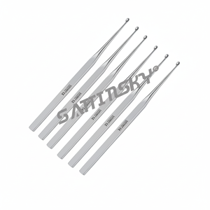 Cureta de hueso 15cm instrumentos rectos de doble mano Mart quirúrgico Instrumentos de acero inoxidable fabricados con AISI 420 - Product Image 1