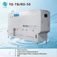Purificateur d'eau miniature YONG GUAN 50-350L/h, entièrement automatisé, filtration par membrane céramique, osmose inverse 220V, traitement de l'eau