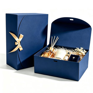 Boîte d'emballage rigide écologique pliable magnétique personnalisée, gaufrage, boîte cadeau de luxe haut de gamme pour cosmétiques, maquillage, parfums - Product Image 2