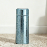 Bouteille d'eau colorée en titane pur, légère, anti-fuite, isolante, mini 210 ml, tasse thermos sous vide double paroi en titane pur