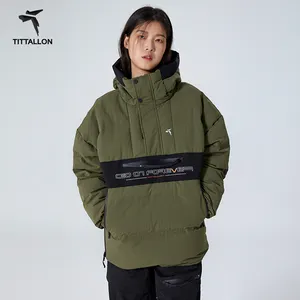 Fur Hoody Women Parka jacket Outdoor Down Jacket For Men And Women Warm And Cold Protective Cover Sports Down Jacket