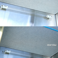 Poste de travail vertical à flux laminaire, armoire à flux laminaire modulaire à ultraviolets haute efficacité pour laboratoires biologiques