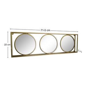 <span class=keywords><strong>Industrial</strong></span> para montar en la pared Marco de Metal tres <span class=keywords><strong>espejo</strong></span> de <span class=keywords><strong>espejo</strong></span> <span class=keywords><strong>Rectangular</strong></span> para interior decoración al aire libre - Product Image 5