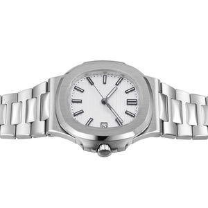 Montre de sport de luxe pour homme, boîtier octogonal, bracelet intégré en acier inoxydable, remontage automatique, montre-bracelet pour galas caritatifs - Product Image 4