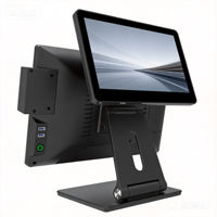 Système de commande tactile avec écran PC POS, imprimante de caisse, scanner de bureau, 15, 15,6 et 17 pouces