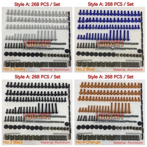 Kit completo de tornillos de carenado de 268PS para <span class=keywords><strong>HONDA</strong></span> CBR1000 <span class=keywords><strong>CBR</strong></span> <span class=keywords><strong>1000</strong></span> <span class=keywords><strong>RR</strong></span> 1000RR CBR1000RR 2012 2013 <span class=keywords><strong>2014</strong></span> 2015 2016 tornillos de cuerpo tuercas - Product Image 3